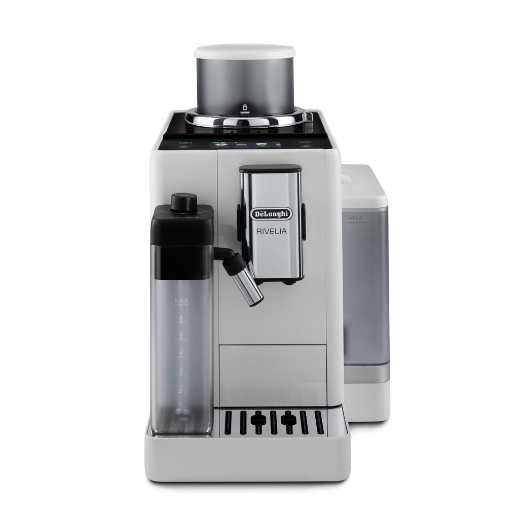 De Longhi Rivelia Fully Automatic Coffee Machine Arctic White Jb Hi