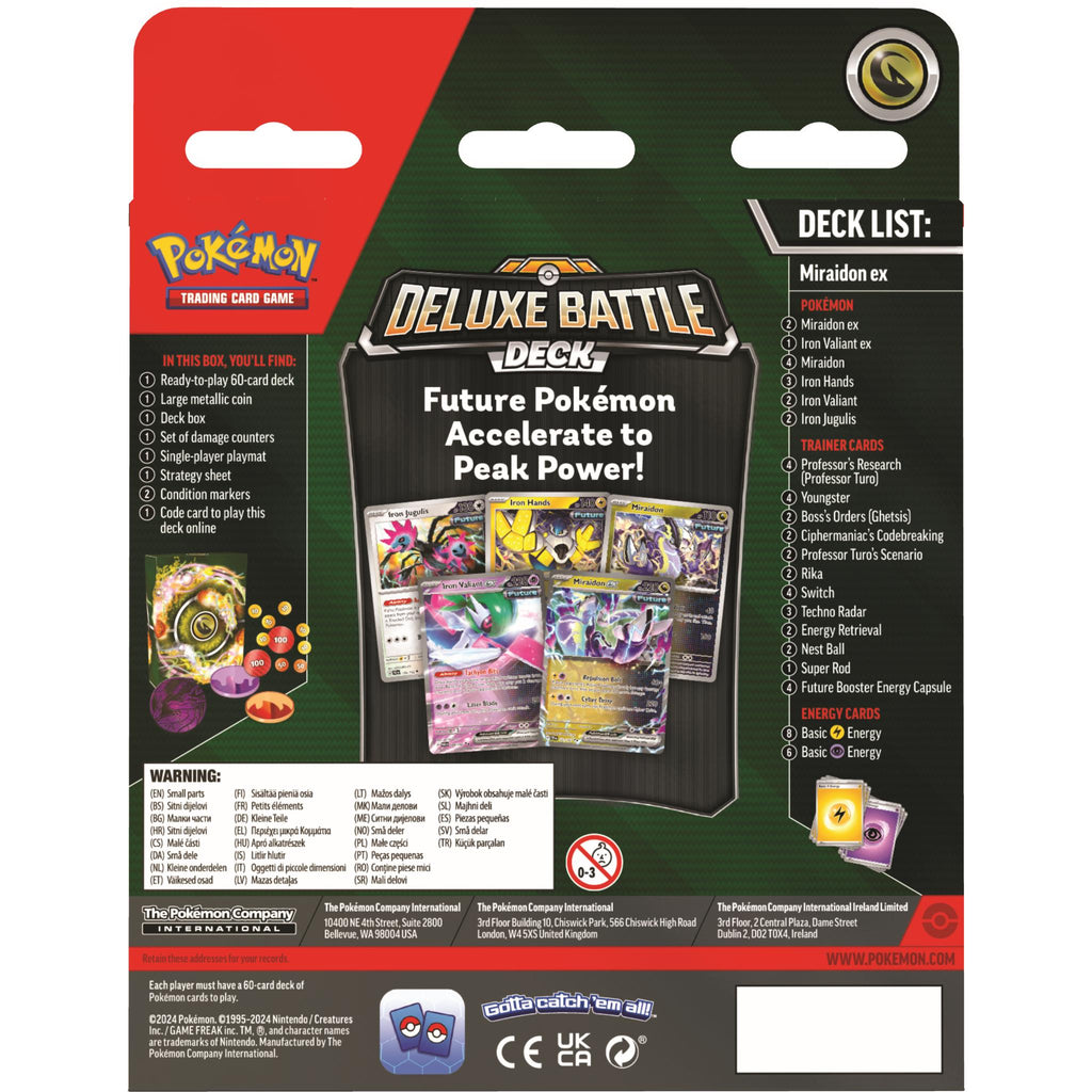 Pokemon Tcg Miradidon Or Koraidon Ex Deluxe Battle Deck Jb Hi Fi Nz