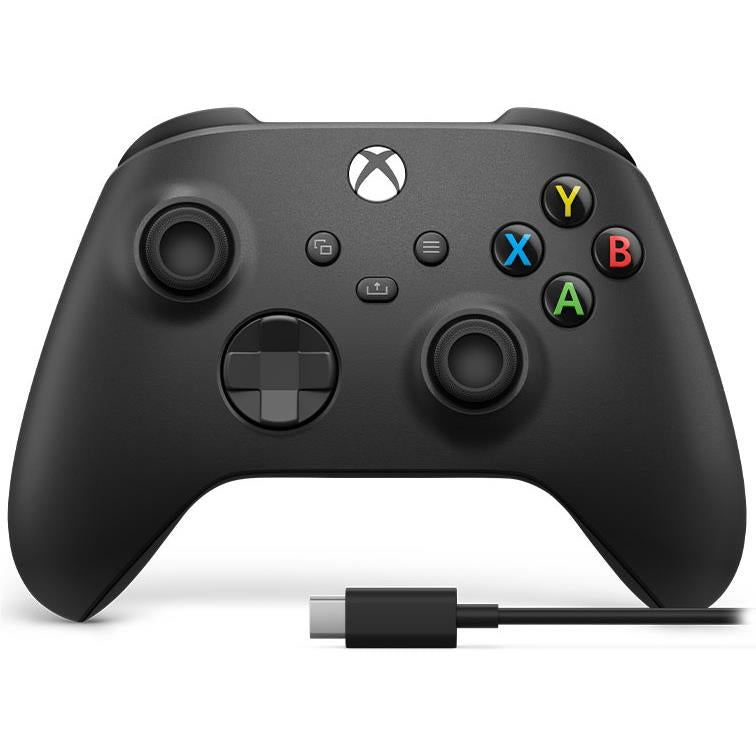 Xbox Wireless Controller + USB-C Cable (Carbon Black) - JB Hi-Fi NZ