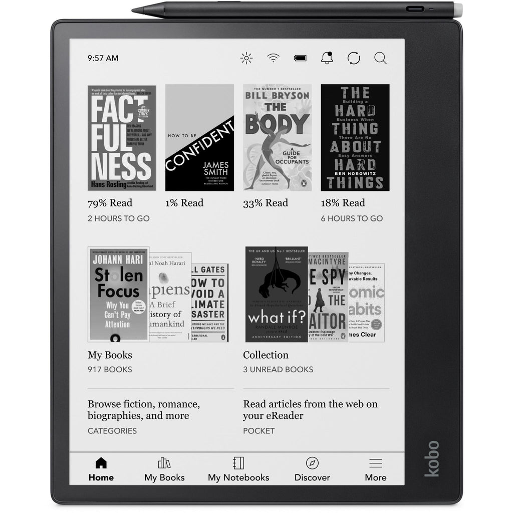 Kobo Elipsa 2E 10.3" EReader & Stylus Bundle - JB Hi-Fi NZ