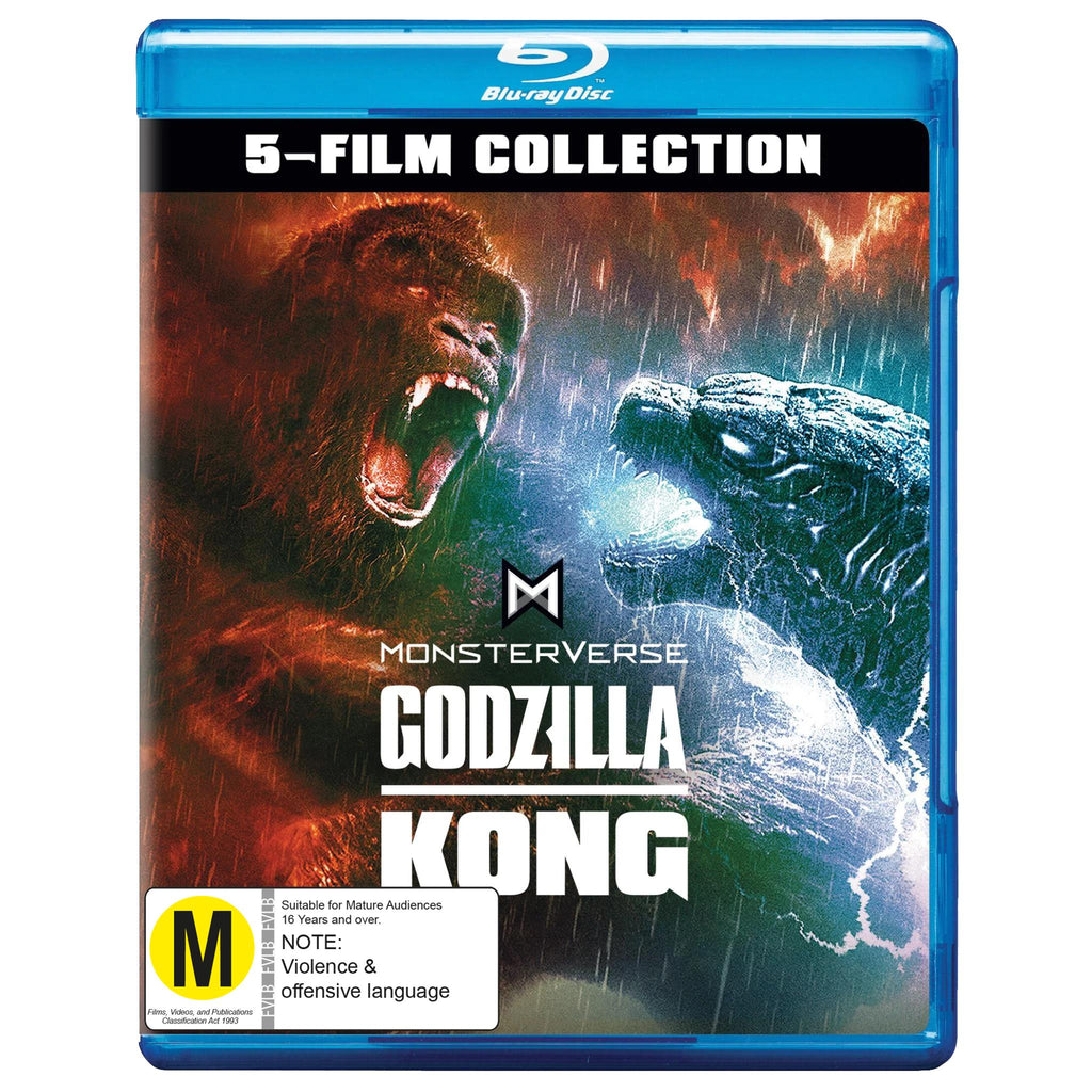 Godzilla Kong MonsterVerse 5-Film Collection - JB Hi-Fi NZ