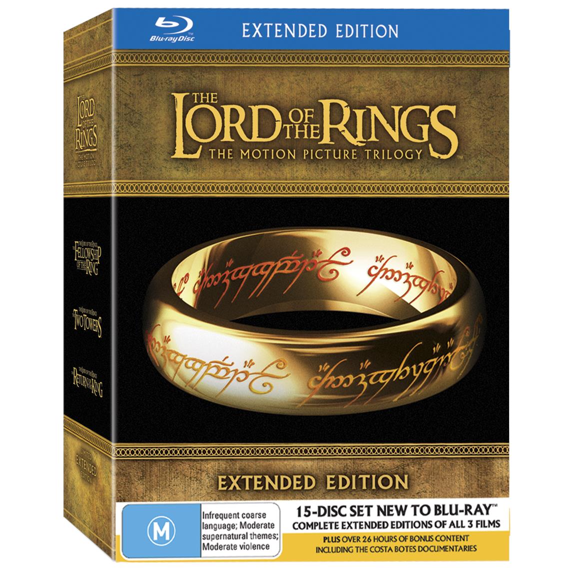 Lord Of The Rings Trilogy, The (Extended Edition) - JB Hi-Fi