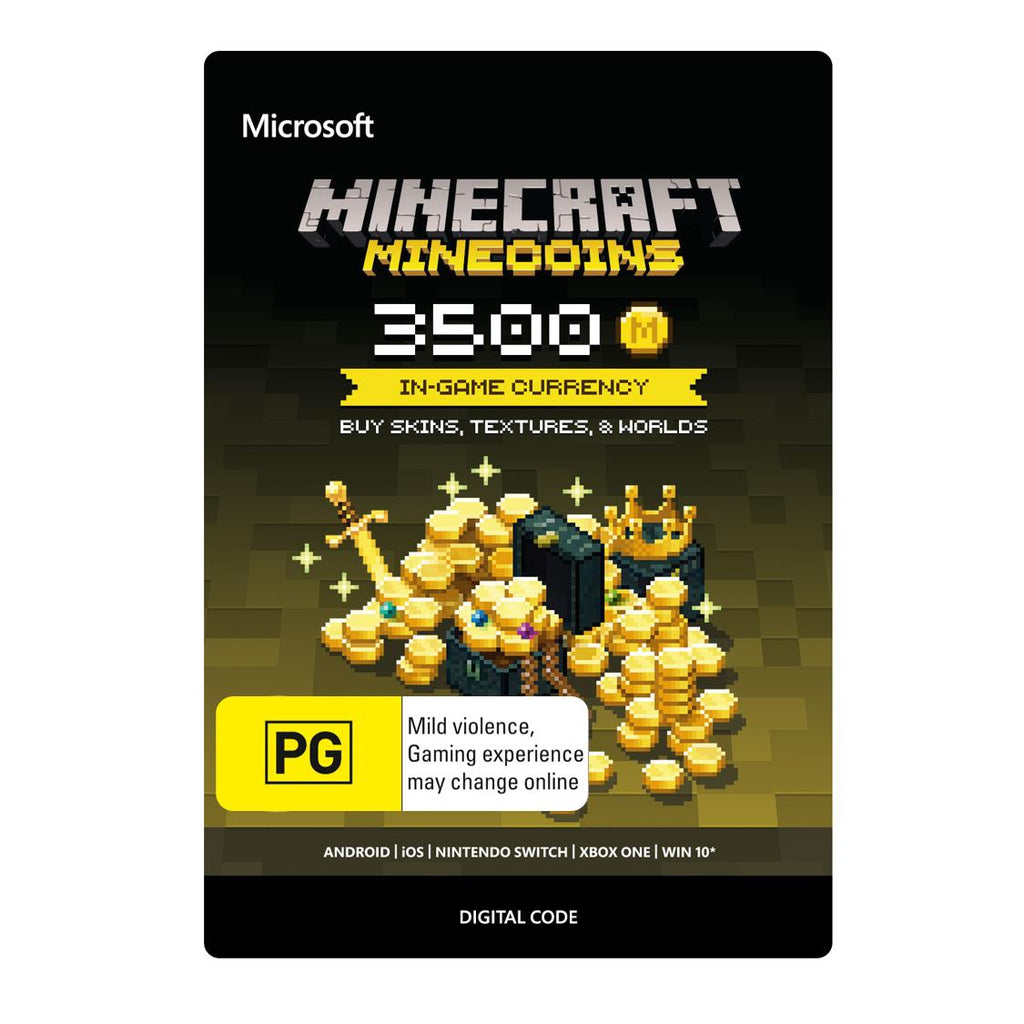 Minecraft 3500 Minecoins [Digital Download] - JB Hi-Fi NZ