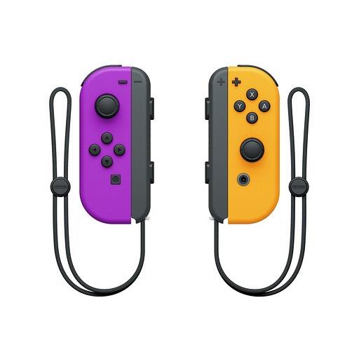 Nintendo Switch Joy-Con Controller Pair (Purple & Neon Orange 