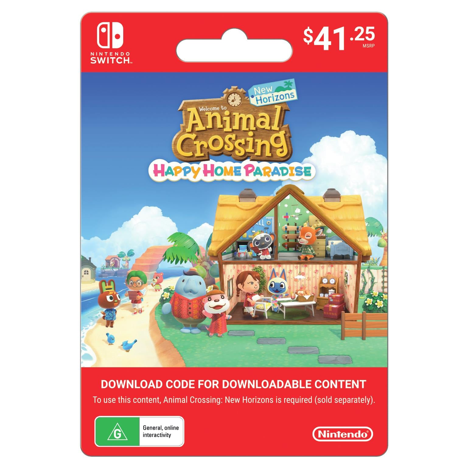 Animal Crossing New Horizons Happy Home Paradise In store Only