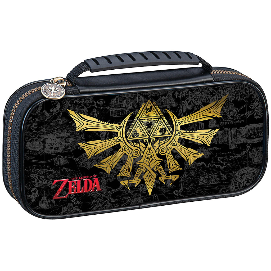 R.D.S. Deluxe Travel Case for Nintendo Switch (Hyrule Crest) - JB Hi-Fi NZ