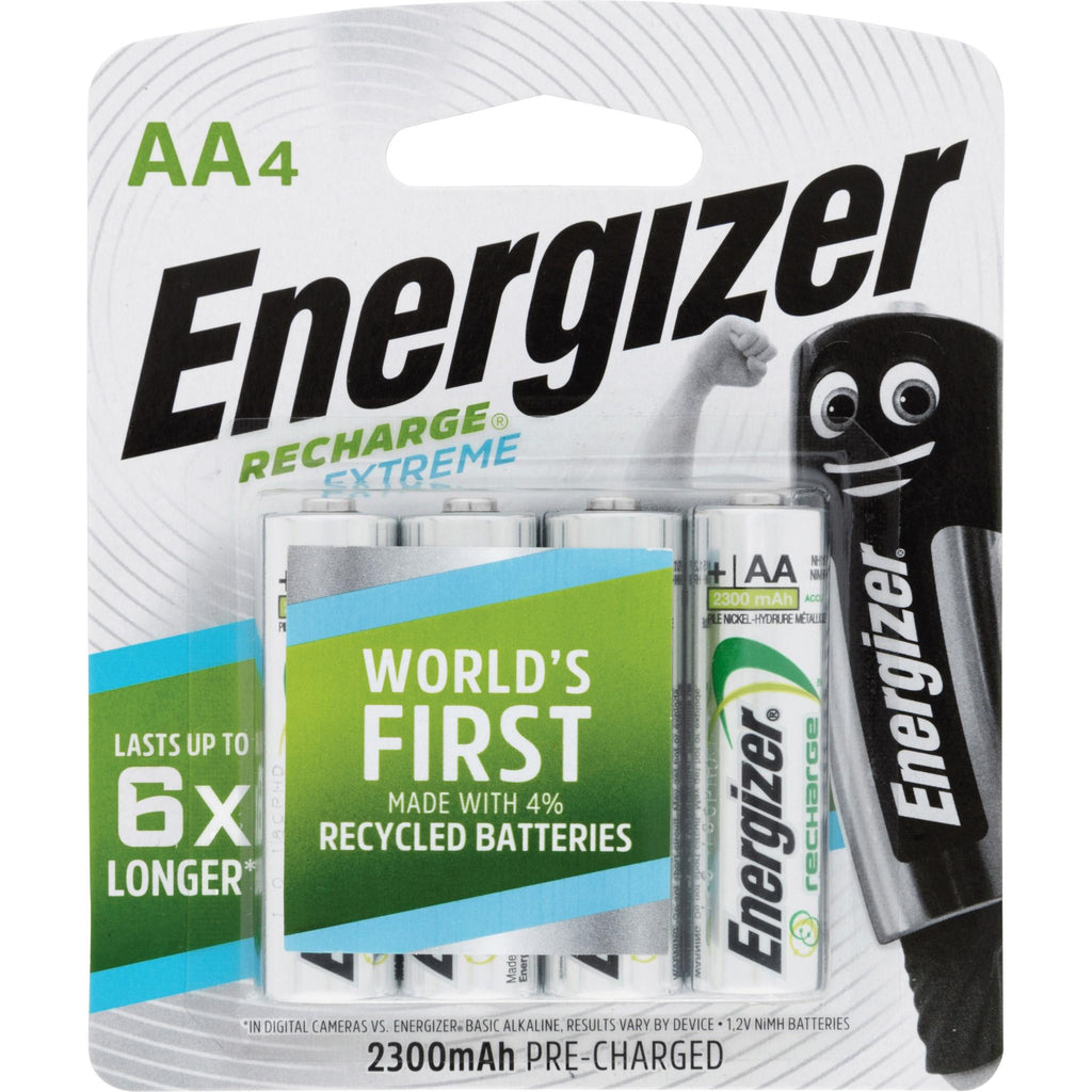 Energizer Rechargeable AA Battery 2300 mAh (4 Pack) - JB Hi-Fi NZ