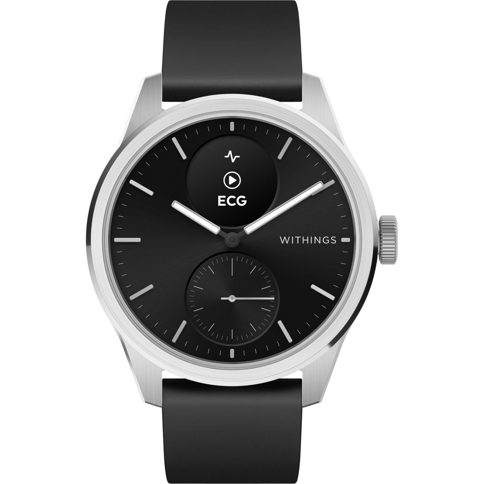 42mm store Withings Scanwatch Hybrid Smartwatch [Black]