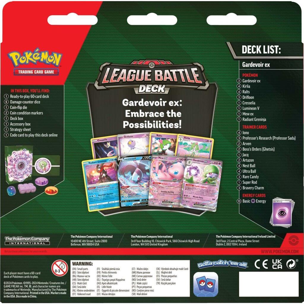 Pokemon TCG Gardevoir EX League Battle Deck - JB Hi-Fi NZ